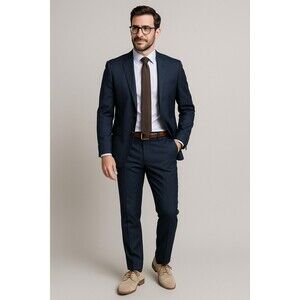 Men’s Johnston & Murphy Sheepskin Lined Suede Oxford Dress Shoes Tan 9.5M NWOT